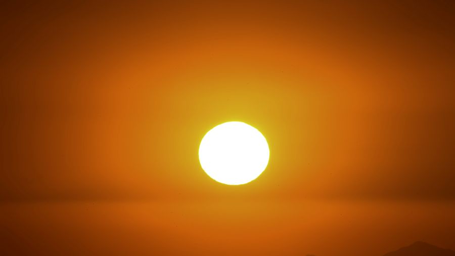 puesta de sol